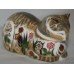 Royal Crown Derby "Cottage Garden Cat" Paperweight