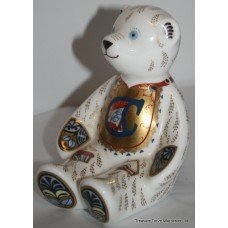 Royal Crown Derby "Alphabet Bear" Paperweight