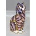 Royal Crown Derby Paperweight Cat Gold Seal