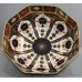 Royal Crown Derby Old Imari Solid Gold Band Large Octagonal Bowl