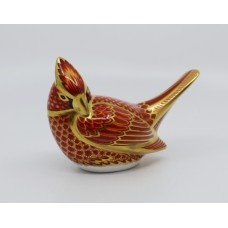 Royal Crown Derby Paperweight American Cardinal