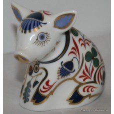 Royal Crown Derby Piglet Paperweight