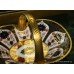 Royal Crown Derby Old Imari Solid Gold Band Hawking Basket