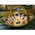 Royal Crown Derby Old Imari Solid Gold Band Hawking Basket