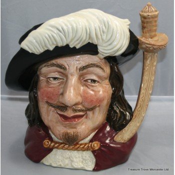 Royal Doulton Character Toby Jug "Porthos" D.6440