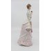 Royal Worcester Figurine Fragrance Pink & White Dress