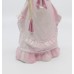 Royal Worcester Figurine Fragrance Pink & White Dress