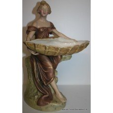 Royal Dux Centrepiece Figure Bon Bon Dish