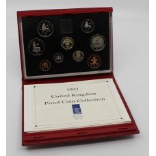 Royal Mint Cased 1992 Proof Coin Collection