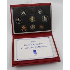 Royal Mint Cased 1990 Proof Coin Collection