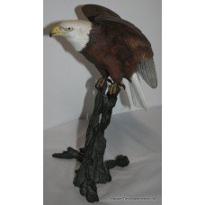 Royal Worcester Bald Eagle Porcelain on Bronze Figurine