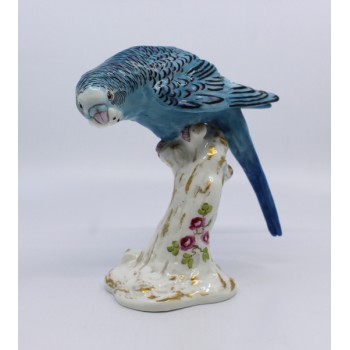 Royal Worcester Bird Blue Budgerigar 2664