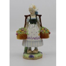 Royal Worcester Dutch Girl Figurine 2922