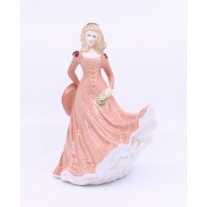 Royal Worcester Figurine Floral Ladies October Les Petites