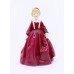 Royal Worcester Figurine Claret Grandmothers Dress 3081