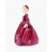 Royal Worcester Figurine Claret Grandmothers Dress 3081