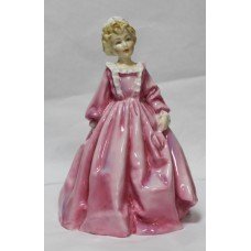 Royal Worcester Figurine Grandmother's Dress' Pink Dress 3081