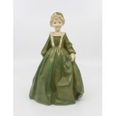Royal Worcester Figurine Green Grandmothers Dress 3081