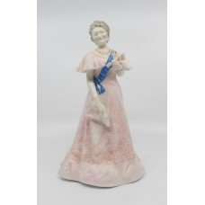 Royal Worcester Figurine Her Majesty Queen Elizabeth The Queen Mother