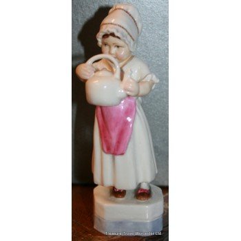 Royal Worcester Figurine 'Polly put the kettle on' 3303