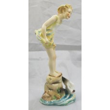 Royal Worcester Figurine "Seabreeze" 3008 by F.G.Doughty