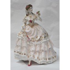 Royal Worcester Romantic Figurine 'The Fairest Rose'