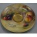 Royal Worcester Hand Painted Fruit Miniature Tea Cup & Saucer by Ricketts
