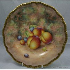 Royal Worcester Hand Painted Fruit Plate by Telford