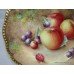 Royal Worcester Hand Painted Fruit Plate by Johnson