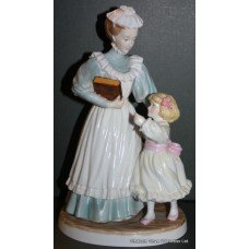 Royal Worcester Figurine Upstairs Downstairs 'Governess and Child'