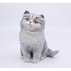 Royal Worcester Kittens Sculpture Blue Persian