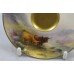 Royal Worcester Highland Cattle Miniature Cup & Saucer by Stinton 1922
