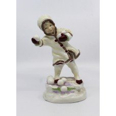 Royal Worcester Months of the Year Figurine December 3458