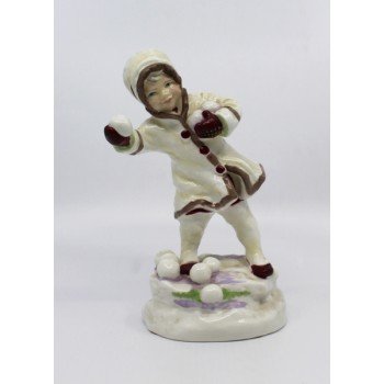 Royal Worcester Months of the Year Figurine December 3458