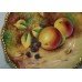 Royal Worcester Hand Painted Fruit 8" Plate by T.Nutt Apples, Damsons & Cherries II​