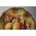 Royal Worcester Hand Painted Fruit 8" Plate by Nutt Apples, Blackberries & Gooseberry