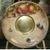 Royal Worcester Hand Painted Fruit Strathmore Soup Bowl & Saucer