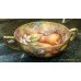 Royal Worcester Hand Painted Fruit Strathmore Soup Bowl & Saucer