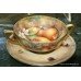 Royal Worcester Hand Painted Fruit Strathmore Soup Bowl & Saucer