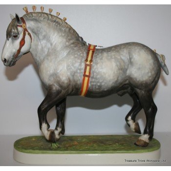 Royal Worcester Doris Lindner Percheron Stallion