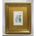 Royal Worcester Wistaria Porcelain Plaque Set in Gilt Frame