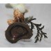 Royal Worcester Goldcrest Porcelain on Bronze Figure
