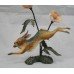 Royal Worcester Hare Porcelain on Bronze