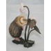 Royal Worcester Hedgehog Porcelain on Bronze Figure
