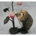 Royal Worcester Hedgehog Porcelain on Bronze Figure