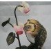 Royal Worcester Hedgehog Porcelain on Bronze Figure