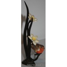 Royal Worcester Robin British Birds on Bronze