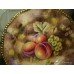 Royal Worcester Hand Painted Fruit 9 1/2" Plate by Smith