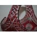 Ruby Cut Glass Overlay Crystal Basket