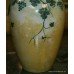 Ruskin Pottery Gold Lustre Green Grapevine Bulbous Vase 1907